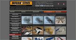 Desktop Screenshot of novaksteel.com